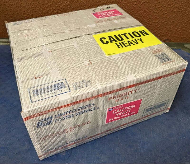5,000 each 9mm USPS Flat Rate Box